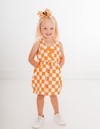 Checkerboard Jumper Dress