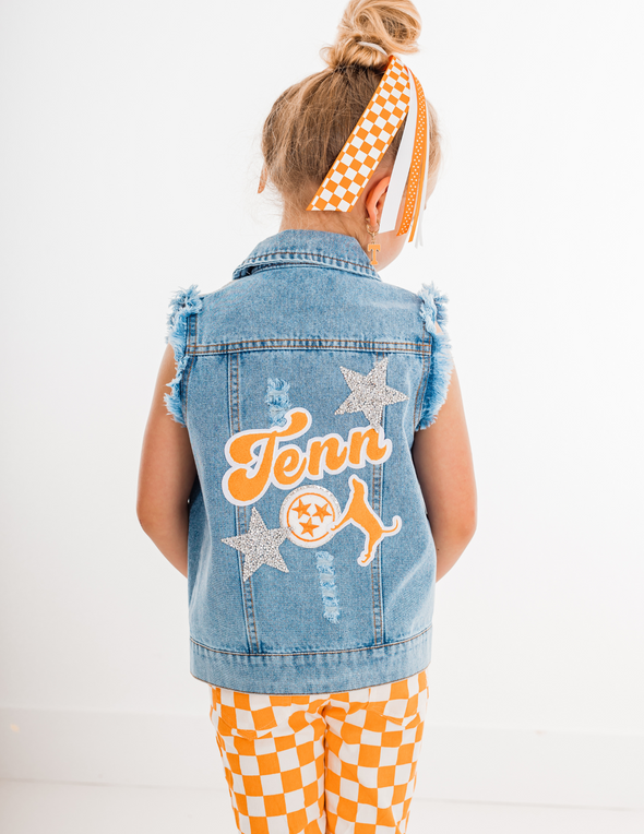 Tenn Patch Denim Vest