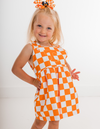 Checkerboard Jumper Dress