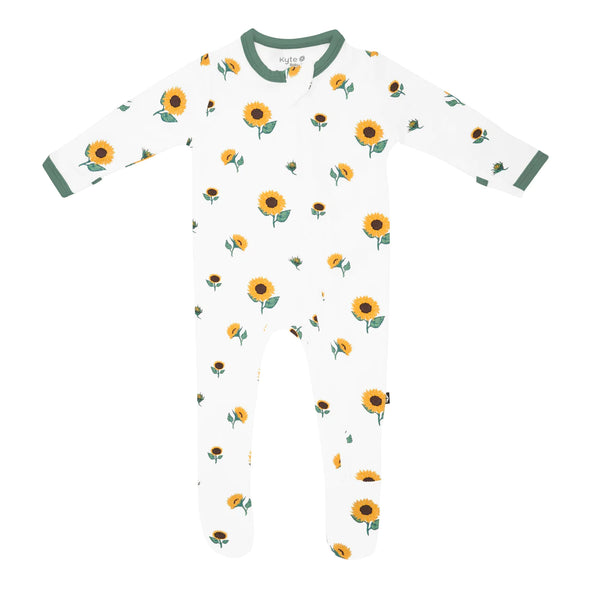 Kyte Baby Sunflower Zipper Footie