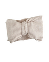 Ribbed Knit Oversized Bow