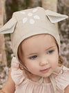 Fawn Linen Baby Bonnet