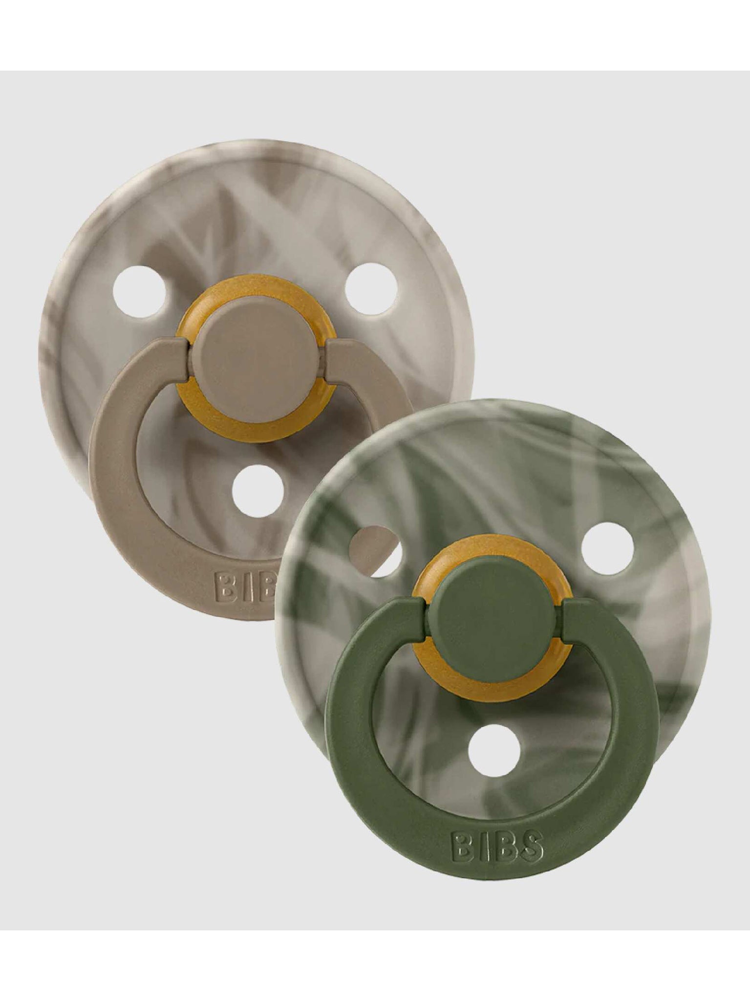 Bibs Pacifier 2 Pack Tie Dye Camo Green Mix Little Josie's