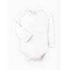 Classic Long Sleeve Body Suit - White