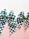 Checkered Tree Elle Hair Bow