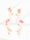 Glitter Flamingo Earrings