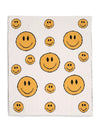 Happy Face Plush Baby Blanket