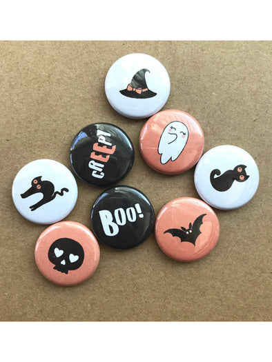 Halloween Button Pins