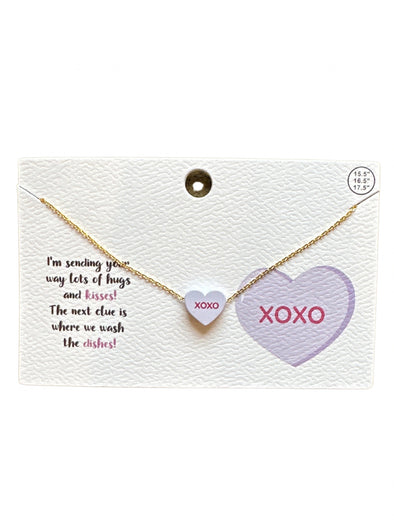 XOXO Necklace