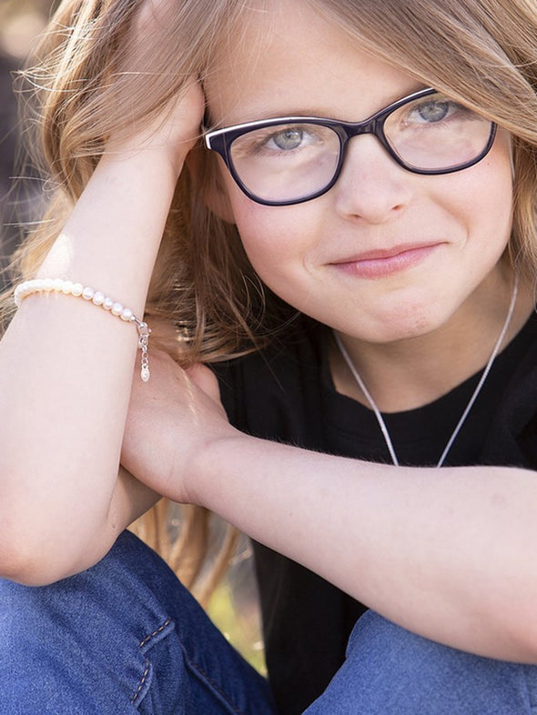 Zoey Sterling Silver Pearl Bracelet