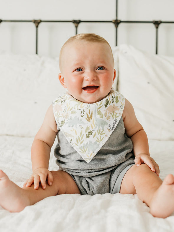 Copper Pearl Rex Bandana Bib Set