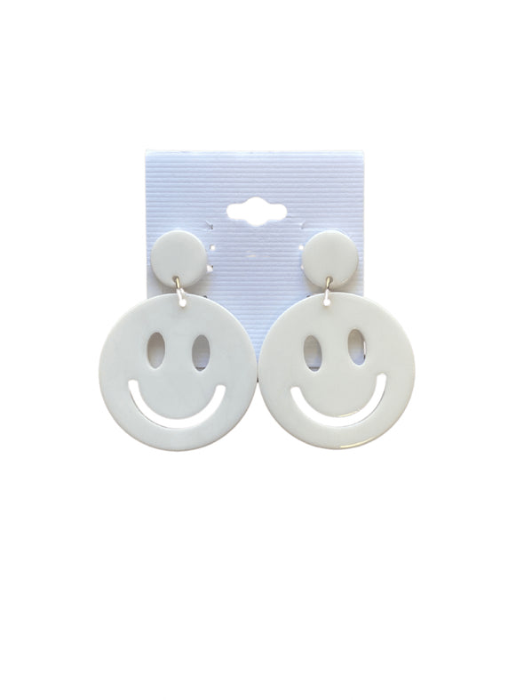 Acrylic Smiley Earrings