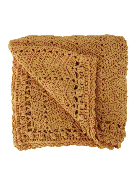 Hand Made Artisan Crocheted Baby Blanket