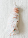 Copper Pearl Enchanted Swaddle Blanket