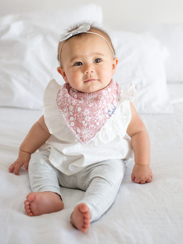 Copper Pearl Olive Bandana Bibs