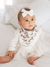 Copper Pearl Olive Bandana Bibs