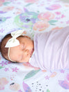 Copper Pearl Lily Swaddle Blanket