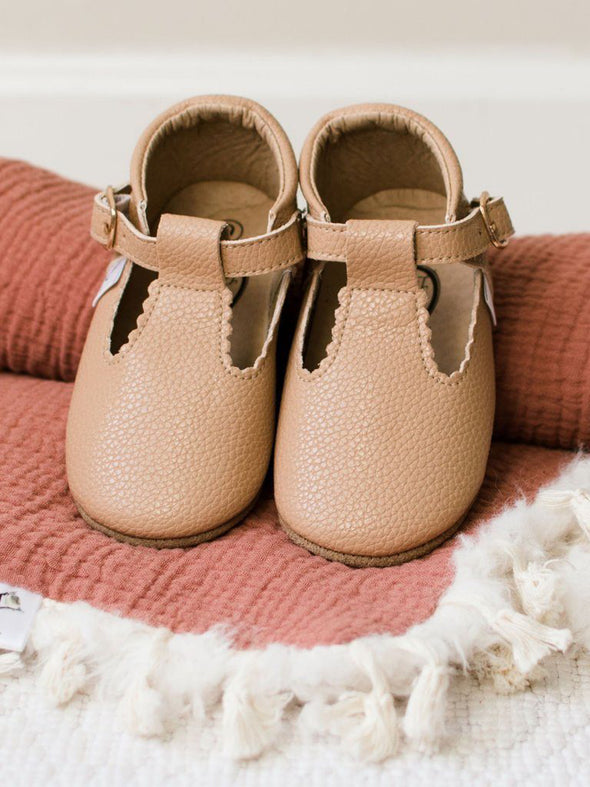 Nude T Bar Moccasin