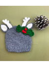 The Blueberry Hill Hartley Deer with Holly Hat