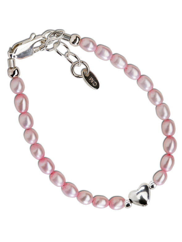 Destiny (Pink) Sterling Silver Pink Pearl Bracelet