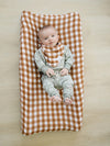 Mebie Baby Gingham Changing Pad Cover