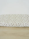 Mebie Baby Cream Floral Changing Pad Cover