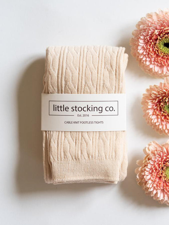 Little Stocking Co. Vanilla Footless Tights