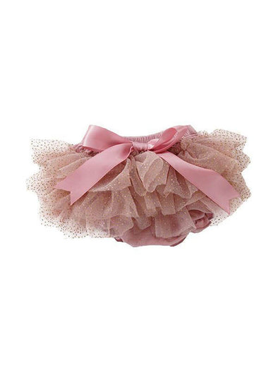 Mila & Rose Mauve and Gold Glitter Tutu Bloomer
