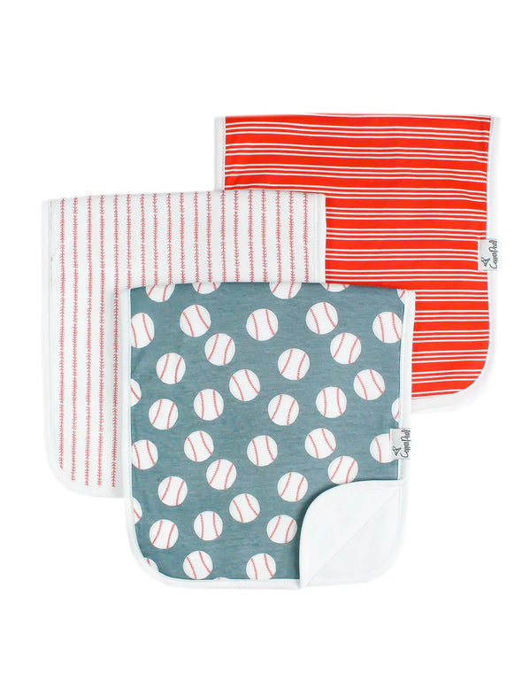 Copper Pearl Slugger Burp Cloths