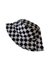 Checkerboard Smile Bucket Hat