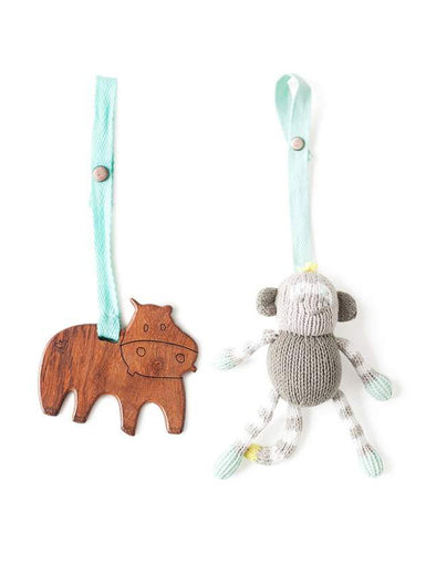 Two Piece Stroller Toy - Henry & Theo