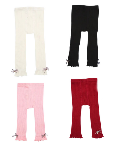 Blakely Bow Baby Footless Ruffle Tights