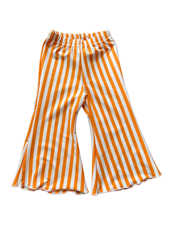 Dreamsicle Striped Flares