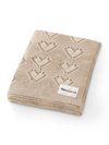 Heart Pointelle Luxury Cotton Receiving Blanket