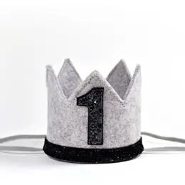 Grey Felt ONE Crown