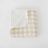 Organic Muslin Blanket - Plaid