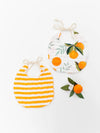 Clementine & Citrus Stripe Bib Pack