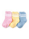 Little Stocking Co. Pastel Striped Midi 3 Pack
