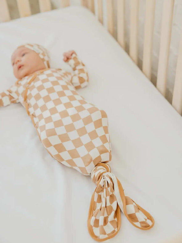 Copper Pearl Rad Newborn Knotted Gown