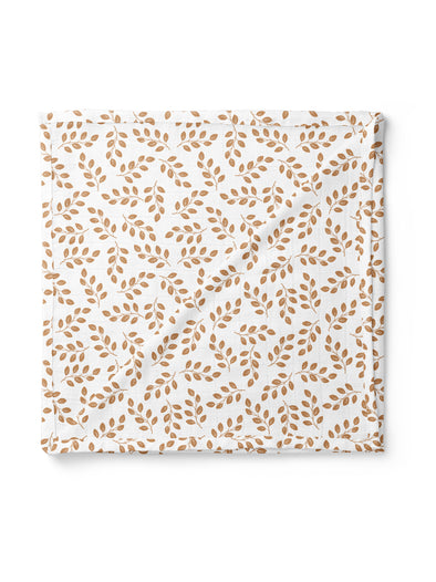 Mini Scout Amber Leaves Muslin Swaddle