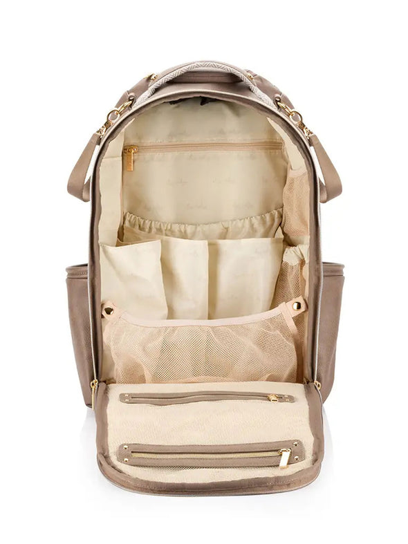 Itzy Ritzy NEW Vanilla Latte Boss Plus Backpack Diaper Bag