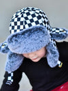 Checkered Trapper Hat