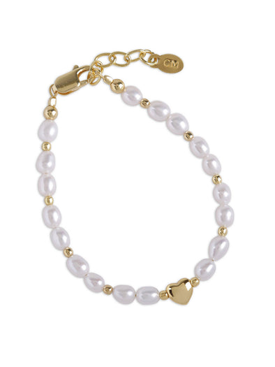 Willow - Gold Plated Pearl Bracelet
