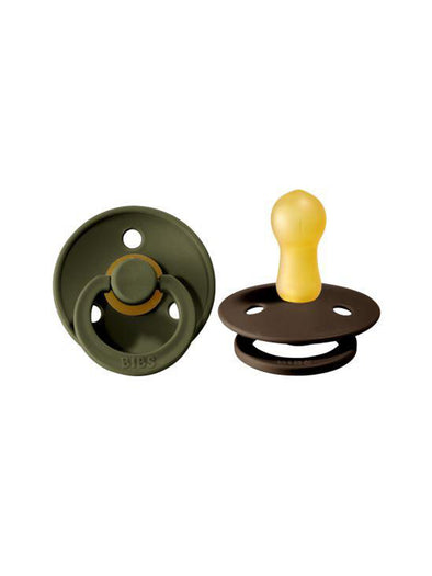 BIBS Pacifier 2 Pack - Hunter Green / Dark Oak