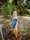 Little Stocking Co. Marigold Yellow Lace Top Knee Highs